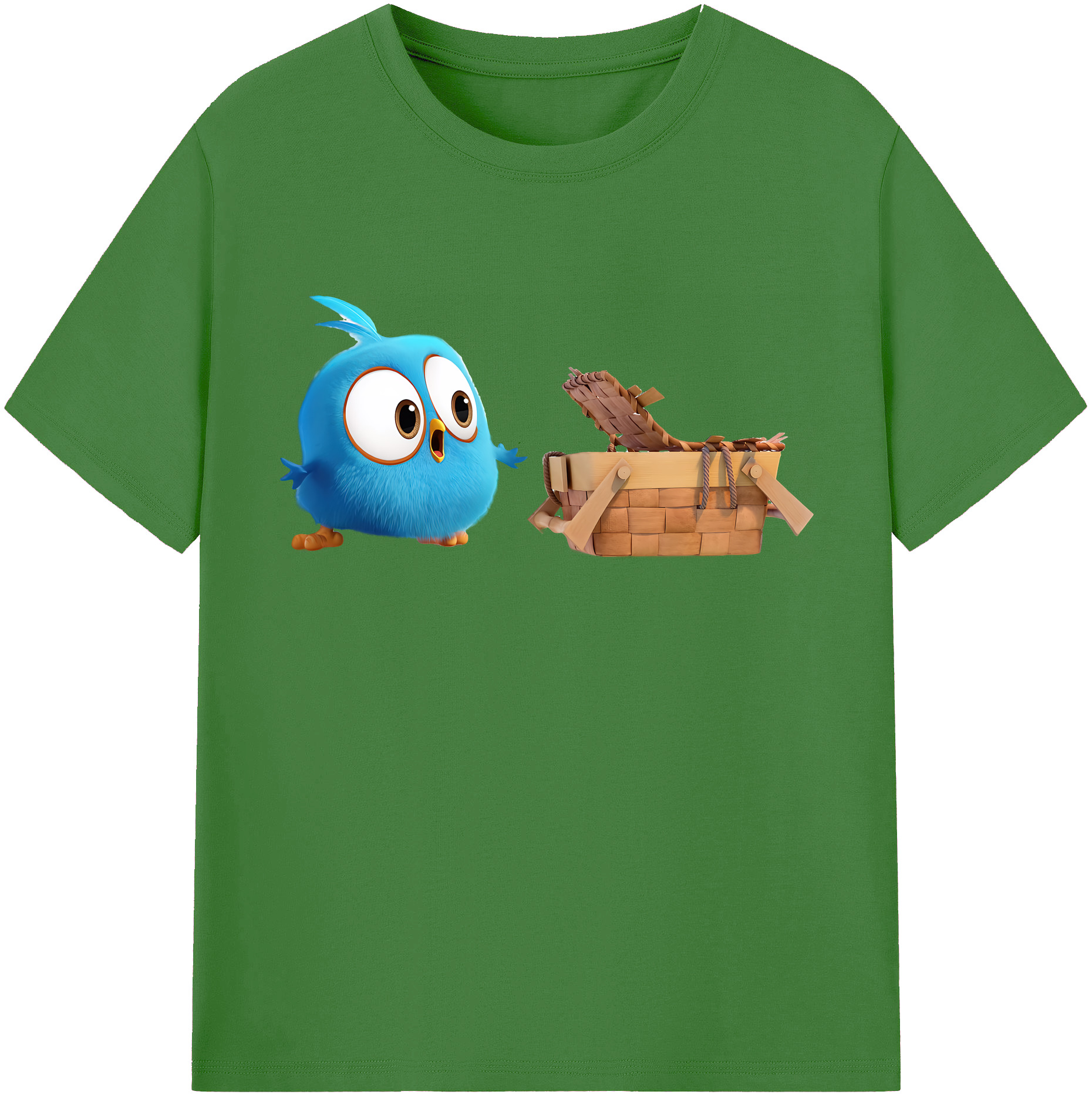 （画像用） Angry Birds アングリーバード レディースカジュアルプリントTシャツ（綿100％）